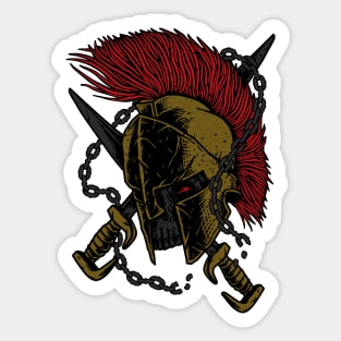 Sparta Warrior Sticker